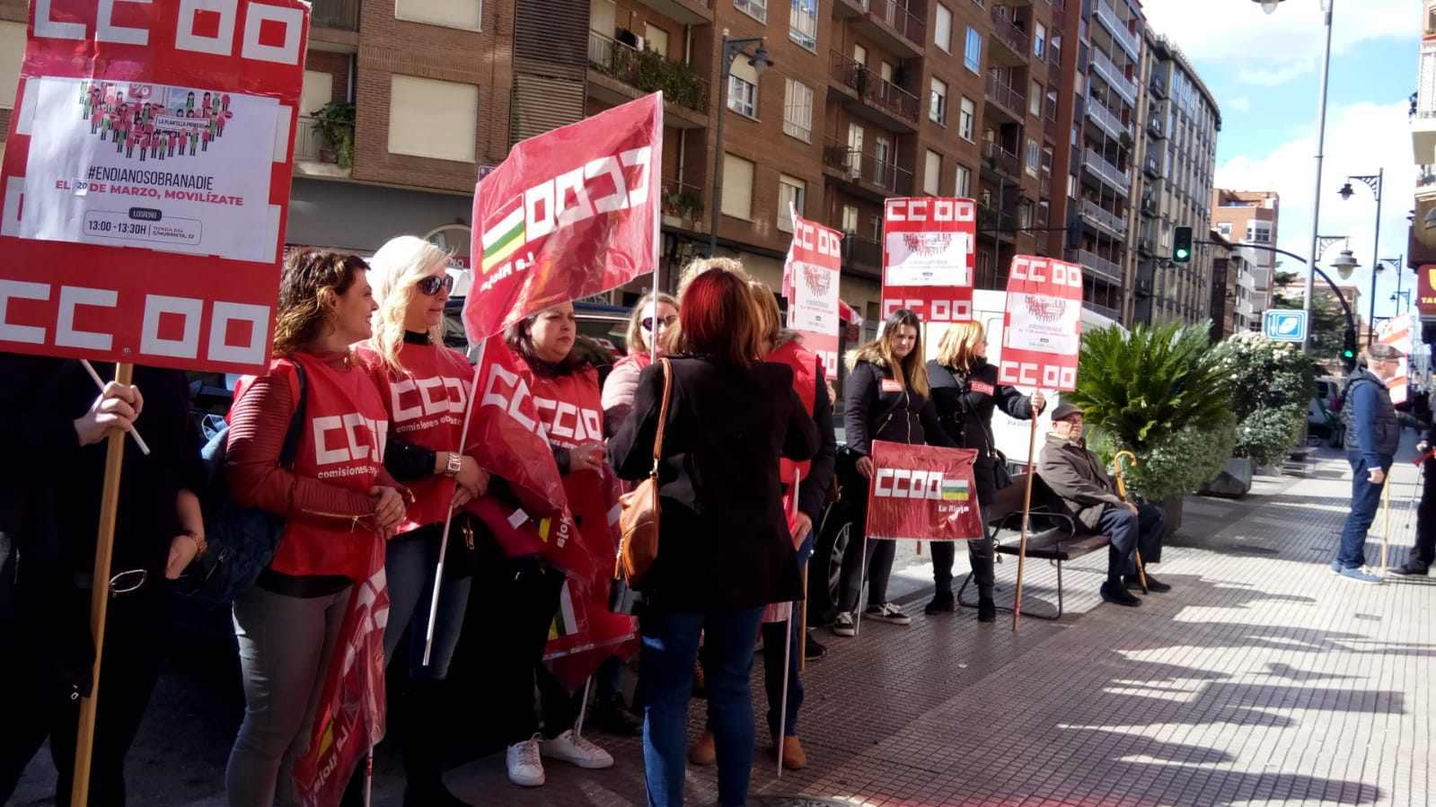 Huelga en Supermercados Dia en La Rioja